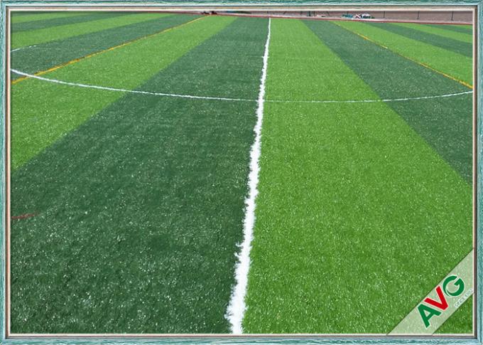 フットボール競技場のための50mm/40mmの山の高さのサッカーの合成物質の人工的な草 0