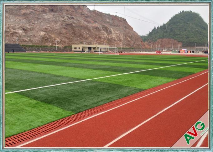摩耗の抵抗力があるサッカーの学校の運動場のための人工的な草の偽造品の草の芝生 0