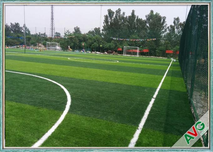 50mm Futsalのフットボールの総合的な芝生の草の泥炭分野の緑/青リンゴ色 0