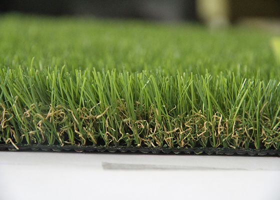 中国 擬似草Vを美化している景色の人工的な草はヤーン20mm - 60mmを形づける サプライヤー