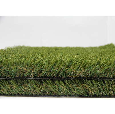 中国 2&quot;直径の庭の人工的な草の平らな波の単繊維ヤーンの形 サプライヤー