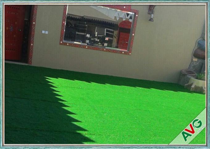 PE + PPの物質的な家の屋外の人工的な草地の緑/青リンゴ色の色 0