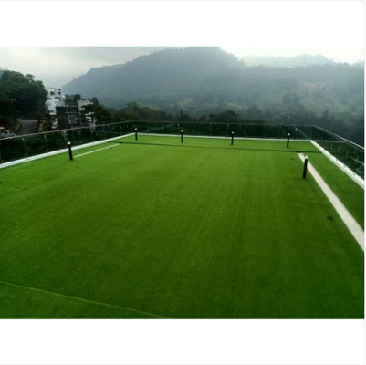 中国 50mmの高さの庭の人工的な草ロールは環境友好的リサイクルした サプライヤー