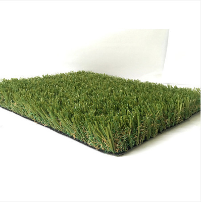 中国 35mm総合的なArtificielの芝生のカーペットWは単繊維のPEを形づけた サプライヤー