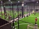 緑のフットボールの運動場の総合的な草、外側のための運動場の擬似草 サプライヤー